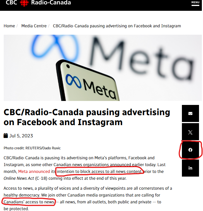 CBC Meta Boycott